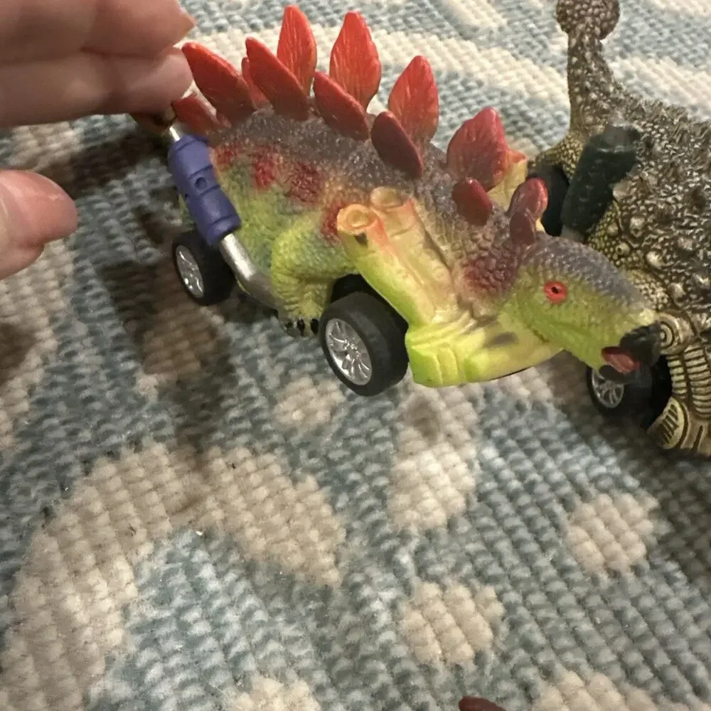 Dinosaur‎ Vehicles Mini Toys Car Dinosaur Model Action Figures Pull Back And Go